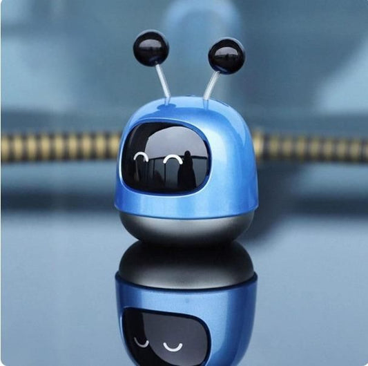 Robot Car Perfume For Car Dashboard (Blue)