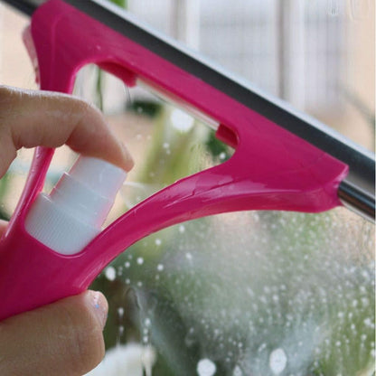 Rubber and Aluminum Wiper with Water Sprayer Tool